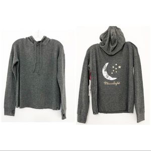 X by Gottex Dream Knit Hoodie Grey Size XS